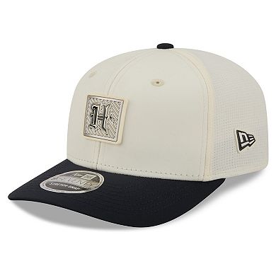 Men's New Era Cream/Navy Houston Texans 2026 NFL Training Camp 9SEVENTY Adjustable Hat