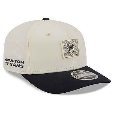 Men's New Era Cream/Navy Houston Texans 2026 NFL Training Camp 9SEVENTY Adjustable Hat