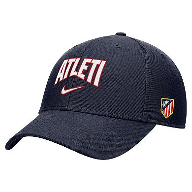 Men's Nike Navy Atletico de Madrid Rise Adjustable Hat