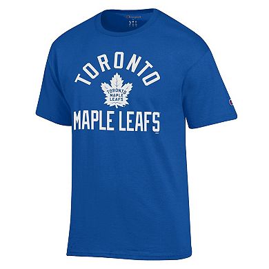 Men's Champion Blue Toronto Maple Leafs Primary Logo Jersey T-Shirt