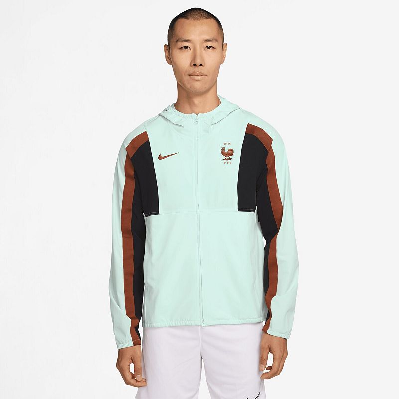 Men's Nike Mint France National Team 2026 Energy Dri-FIT Full-Zip