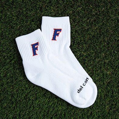 Unisex Del Campo White Florida Gators Quarter-Length Socks
