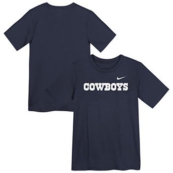 Preschool Nike Navy Dallas Cowboys Wordmark T-Shirt