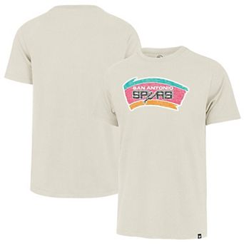Men's Profile Cream San Antonio Spurs Big & Tall Logo T-Shirt