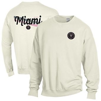 Men's Cream Inter Miami CF Fleece Sweatshirt