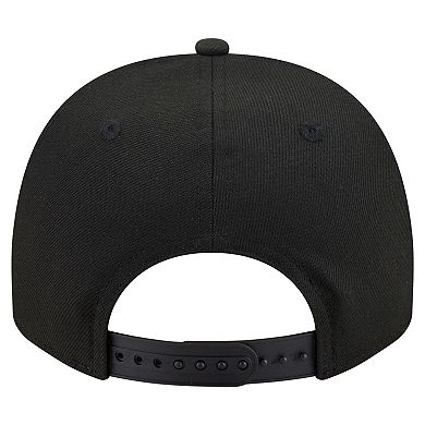 Men's New Era Black Texas Rangers Motion A-Frame 9FIFTY Snapback Hat