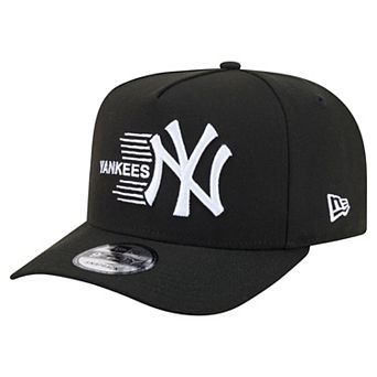 Men's New Era Black New York Yankees Motion A-Frame 9FIFTY Snapback Hat