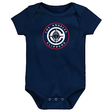 Newborn Outerstuff Navy LA Clippers Primary Logo Bodysuit