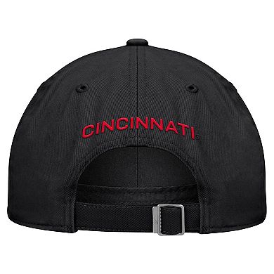 Men's Nike Black Cincinnati Bearcats 2026 Sideline Club Adjustable Hat
