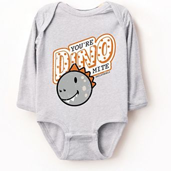 SmileyWorld You're Dino-Mite - Infant Long Sleeve Bodysuit