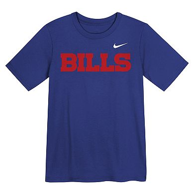 Preschool Nike Royal Buffalo Bills Wordmark T-Shirt