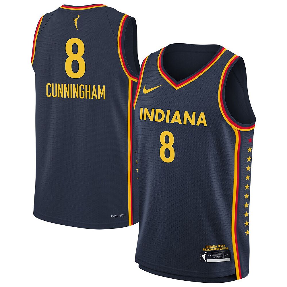 Youth Nike Sophie Cunningham Navy Indiana Fever Explorer Edition