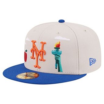 Men's New Era Khaki New York Mets City Icon 59FIFTY Fitted Hat