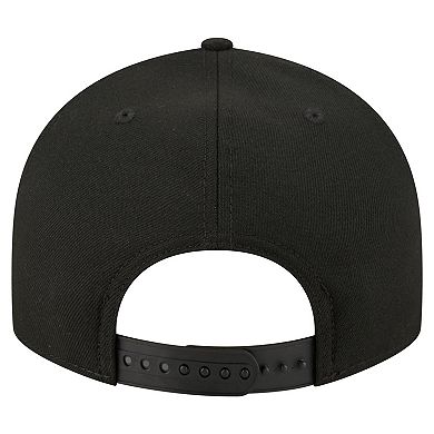 Men's New Era Black William Byron Patriotic Eagle & Flag A-Frame 9FIFTY Snapback Hat