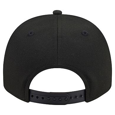 Men's New Era Black Seattle Mariners Motion A-Frame 9FIFTY Snapback Hat
