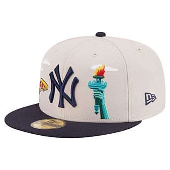 Men's New Era Khaki New York Yankees City Icon 59FIFTY Fitted Hat