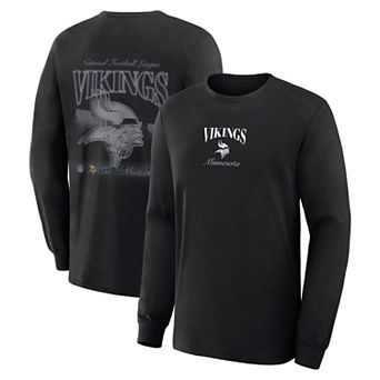 Men's Fanatics Black Minnesota Vikings Long Sleeve T-Shirt