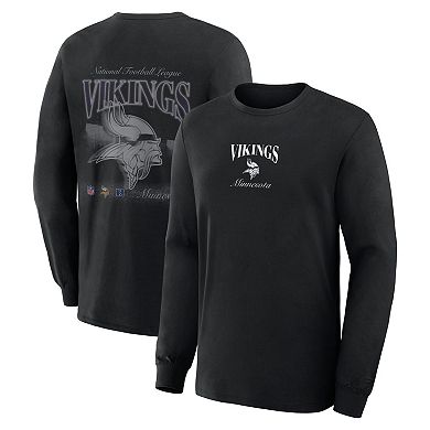 Men's Fanatics Black Minnesota Vikings Long Sleeve T-Shirt