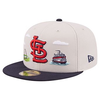 Men's New Era Khaki St. Louis Cardinals City Icon 59FIFTY Fitted Hat