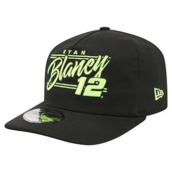 Men's New Era Black Ryan Blaney Driver Script 19TWENTY Adjustable Hat