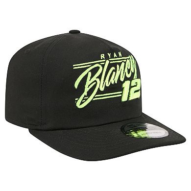 Men's New Era Black Ryan Blaney Driver Script 19TWENTY Adjustable Hat