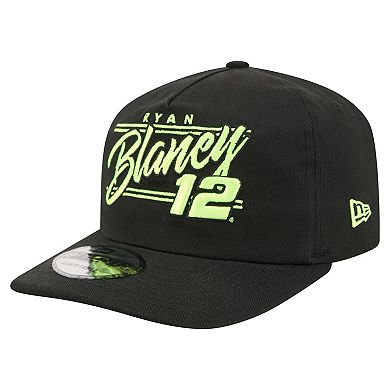 Men's New Era Black Ryan Blaney Driver Script 19TWENTY Adjustable Hat