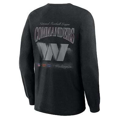 Men's Fanatics Black Washington Commanders Long Sleeve T-Shirt
