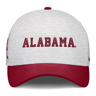 Unisex Nike White/Crimson Alabama Crimson Tide Primetime Rise Adjustable Hat
