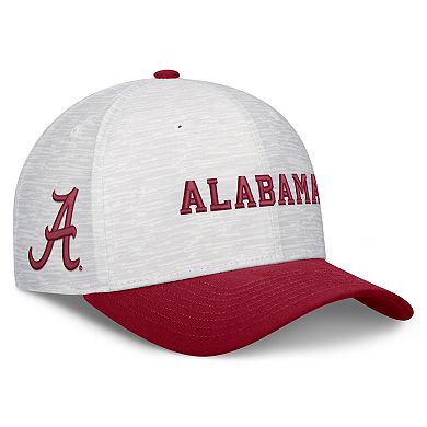 Unisex Nike White/Crimson Alabama Crimson Tide Primetime Rise Adjustable Hat