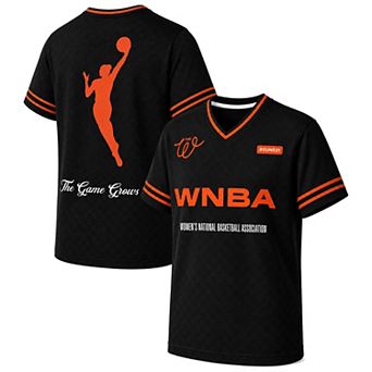 Men's round21 Black WNBA Gear Soccer Jersey