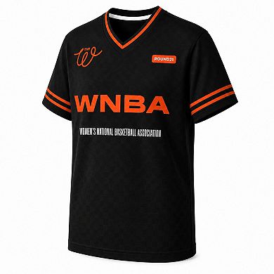 Men's round21 Black WNBA Gear Soccer Jersey