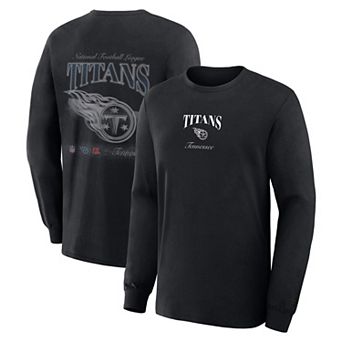 Men's Fanatics Black Tennessee Titans Long Sleeve T-Shirt