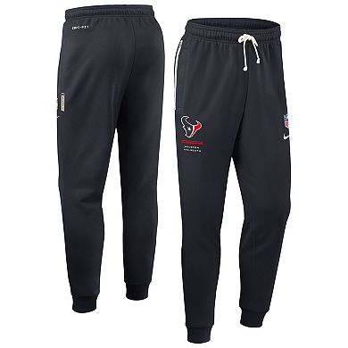 Men's Nike Navy Houston Texans Sideline Standard Issue Dri-FIT Taper Pants