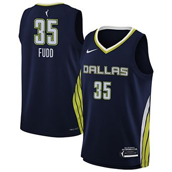 Youth Nike Azzi Fudd Navy Dallas Wings Explorer Edition Jersey