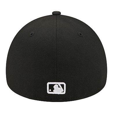 Men's New Era Black Miami Marlins A-Frame 59FORTY Fitted Hat