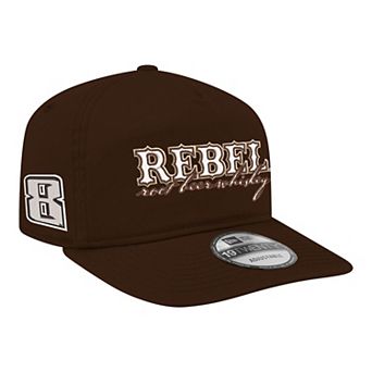 Men's New Era Dark Brown Kyle Busch Rebel Root Beer 19TWENTY Snapback Hat
