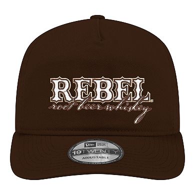 Men's New Era Dark Brown Kyle Busch Rebel Root Beer 19TWENTY Snapback Hat