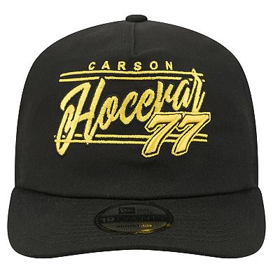 Men's New Era Black Carson Hocevar Driver Script 19TWENTY Adjustable Hat