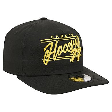Men's New Era Black Carson Hocevar Driver Script 19TWENTY Adjustable Hat