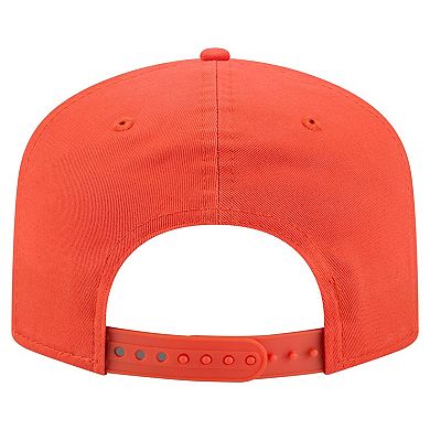 Men's New Era Orange Denny Hamlin Driver Script 19TWENTY Adjustable Hat