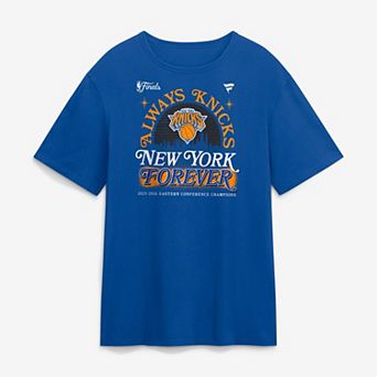 Men's Fanatics Blue New York Knicks 2026 NBA Eastern Conference Champions Hometown T-Shirt