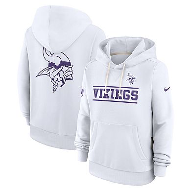 Women's Nike White Minnesota Vikings Alt Sideline Standard Issue Dri-FIT Hoodie