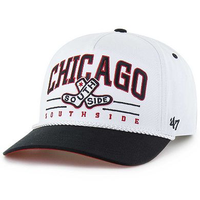 Men's '47 White Chicago White Sox City Connect Roscoe Rope Hitch Adjustable Hat