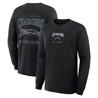 Men's Fanatics Black Los Angeles Chargers Long Sleeve T-Shirt