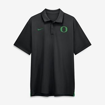 Men's Nike Black Oregon Ducks 2026 Sideline Tour Dri-FIT Polo