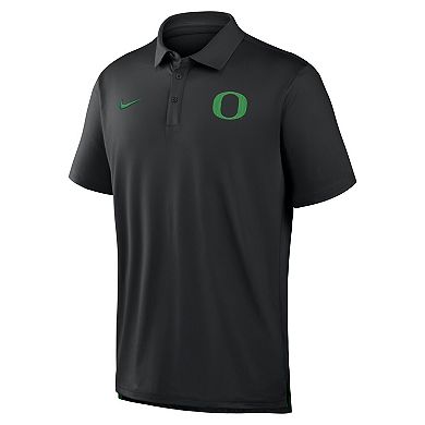 Men's Nike Black Oregon Ducks 2026 Sideline Tour Dri-FIT Polo