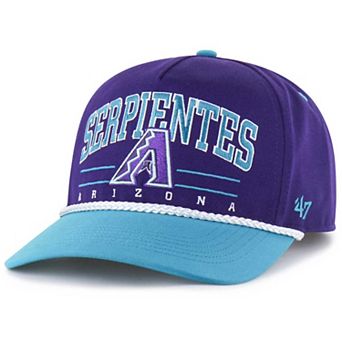 Men's '47 Purple Arizona Diamondbacks City Connect Roscoe Rope Hitch Adjustable Hat