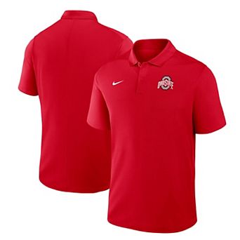 Men's Nike Scarlet Ohio State Buckeyes Dri-FIT Victory Polo