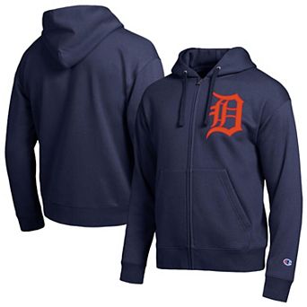 Men's Champion Navy Detroit Tigers All-Star Full-Zip Hoodie