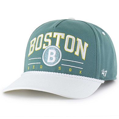 Men's '47 Green Boston Red Sox City Connect Roscoe Rope Hitch Adjustable Hat